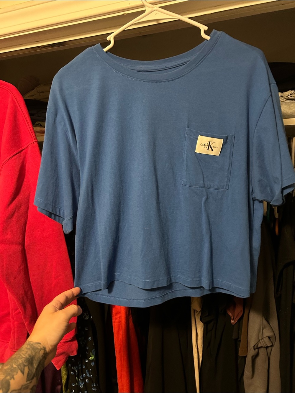Women’s calvin Klein crop top